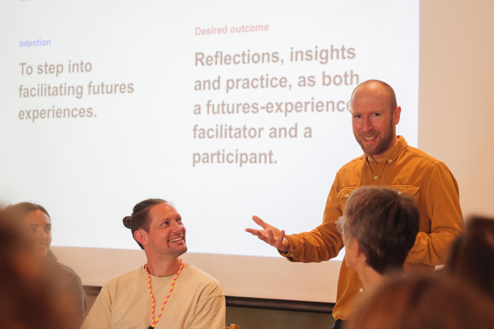 Andy Sontag facilitating a Future Experiences training session